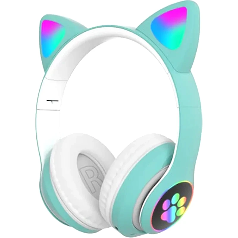 OEM Led Bluetooth Ασύρματα On-ear Ακουστικά Αυτιά Γάτας Με Εναλλασσόμενο Φωτισμό – Wireless Cat Ear Head