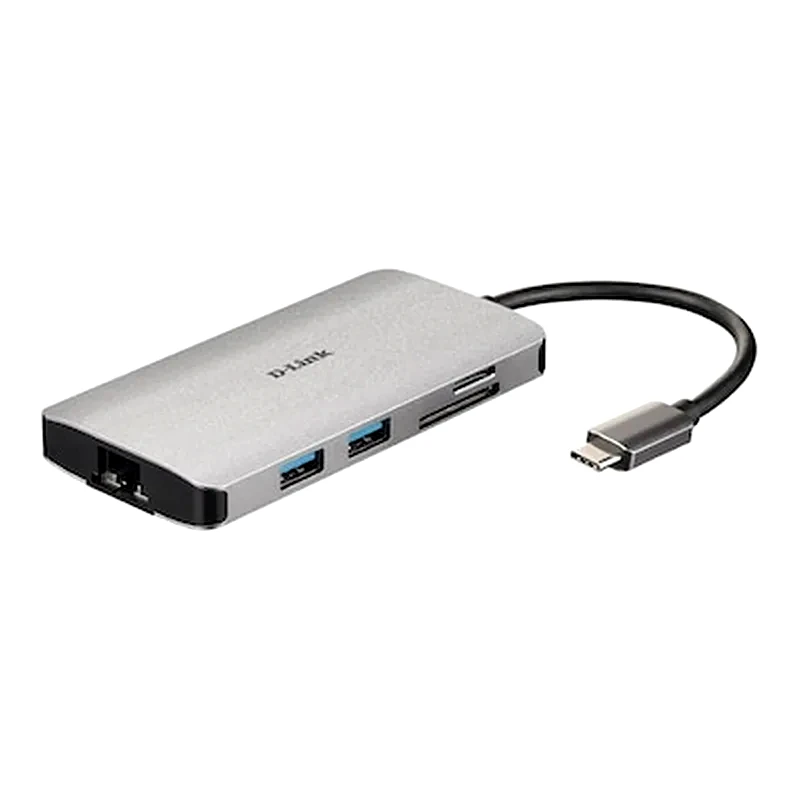 DLINK Dlink Dub-m810 8-in-1 Usb-c Hub Hdmi,rj45,card,pd