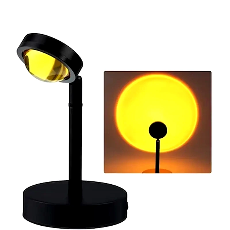 OEM Φωτιστικό Δωματίου Ηλιοβασίλεμα Projector Led Night Light 180 °- Sunset Lamp