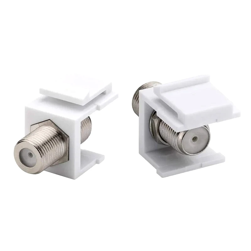 POWERTECH Powertech F-coupler Adapter Cab-n154 Για Patch Panel, Λευκό