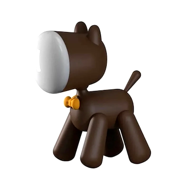 ALLOCACOC Allocacoc Puppylamp Επιτραπέζιο Φωτιστικό Κουτάβι Με Δώρο Τον Φορτιστή - Καφέ