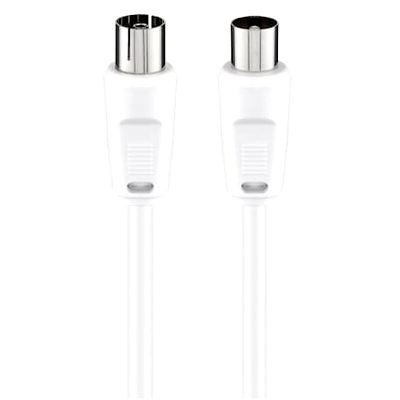 GOOBAY Goobay Καλώδιο Κεραίας Αρσενικό Σε Θηλυκό 11511 70db 2.5m Λευκό