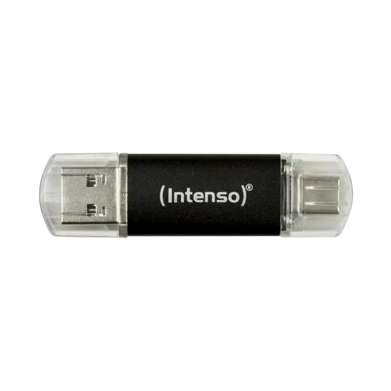INTENSO Intenso Twist Line 128GB USB 3.0 Stick με σύνδεση USB-A USB-C Μαύρο
