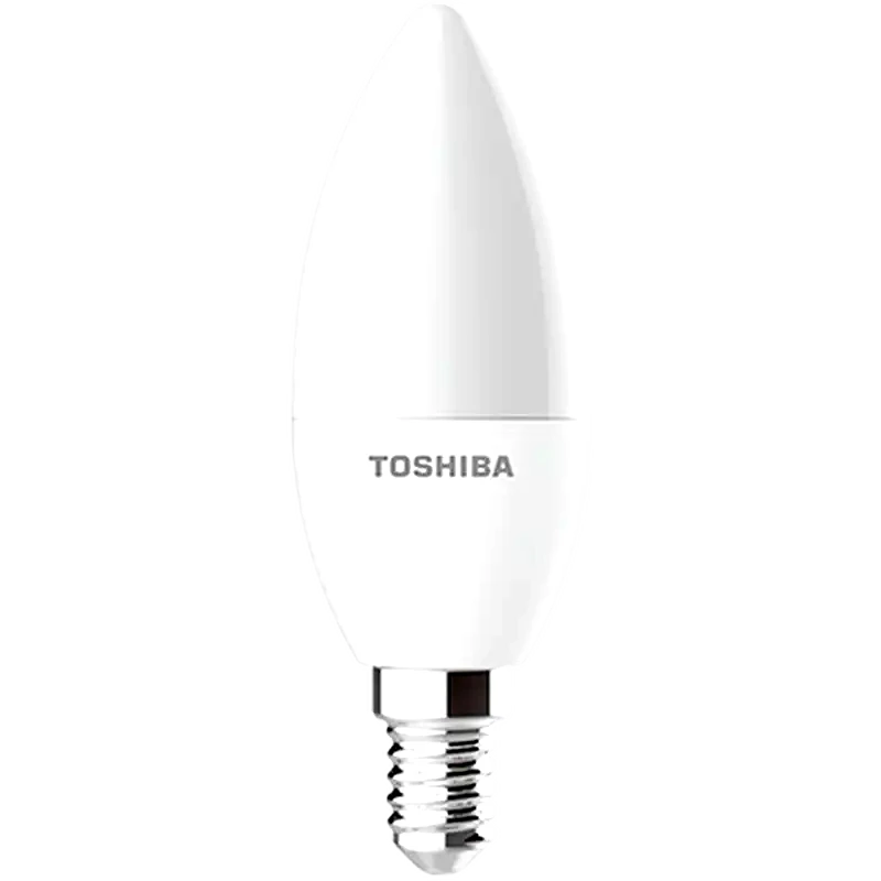TOSHIBA Λάμπες LED Toshiba C37 E14 4.7W 4000K 3Τμχ - Φυσικό Λευκό