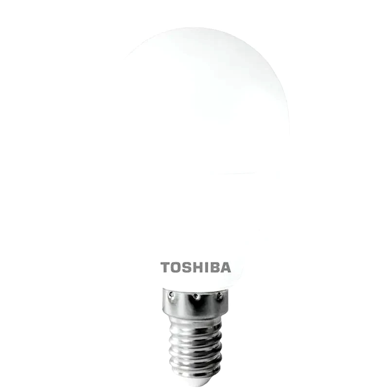 TOSHIBA Λάμπα LED Toshiba G45 E14 7W 4000K - Φυσικό Λευκό