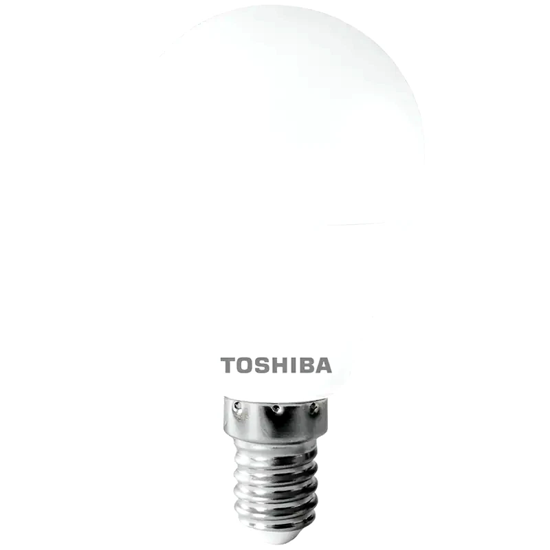 TOSHIBA Λάμπα LED Toshiba G45 E14 7W 3000K - Θερμό Λευκό