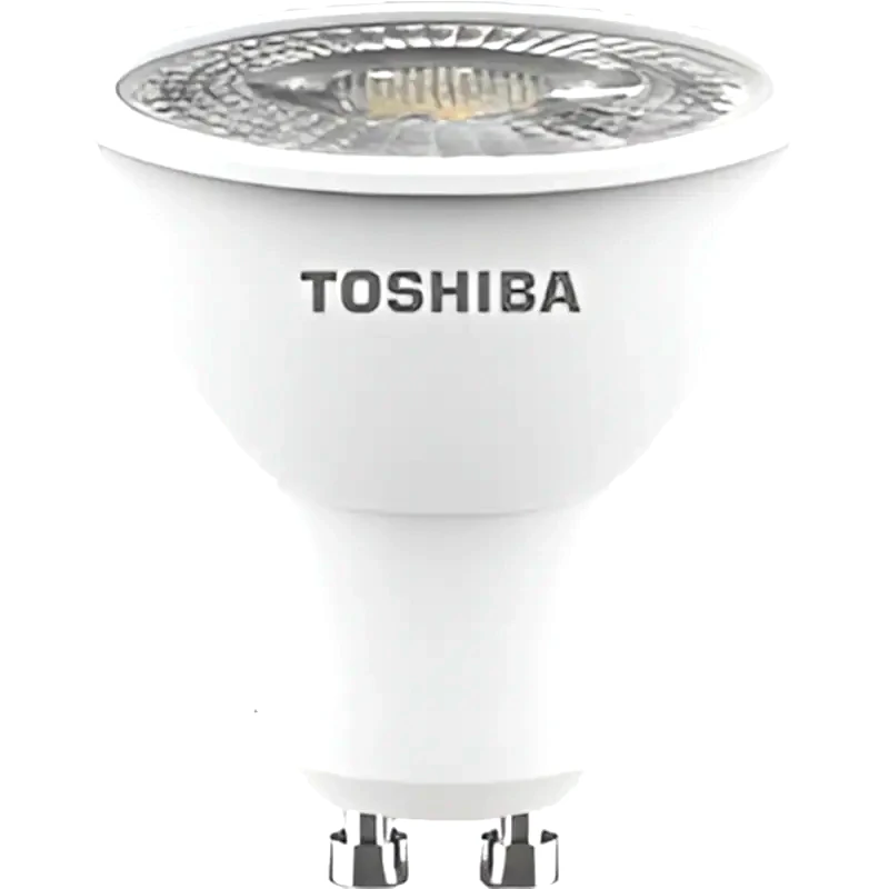 TOSHIBA Λάμπα LED Toshiba GU10 4W 3000K - Θερμό Λευκό