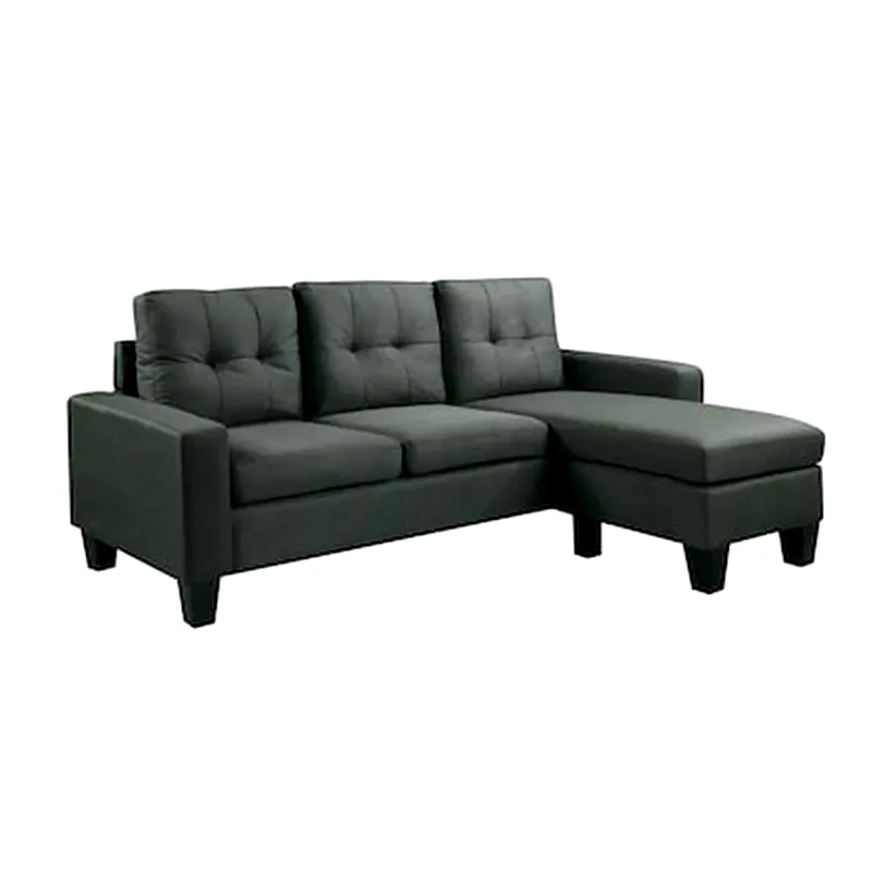 WOODWELL Τριθέσιος Γωνιακός Καναπές Woodwell Porto 179x90cm - Γκρι