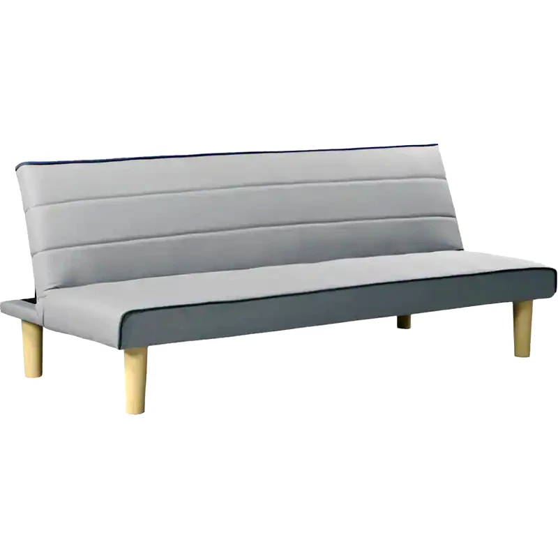 WOODWELL Τριθέσιος Καναπές Woodwell Biz Ε9438.1 167x75cm - Ανοιχτό Γκρι