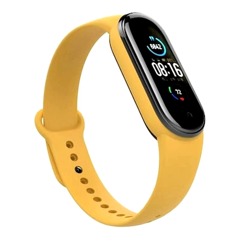 Λουράκι Xiaomi για Xiaomi Mi Smart Band 5/Mi Smart Band 6 - Κίτρινο φωτογραφία