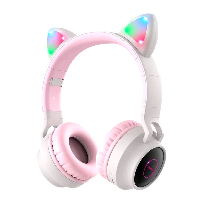HOCO Hoco W27 Cat Ear Ασύρματα Ακουστικά Κεφαλής - Λευκά