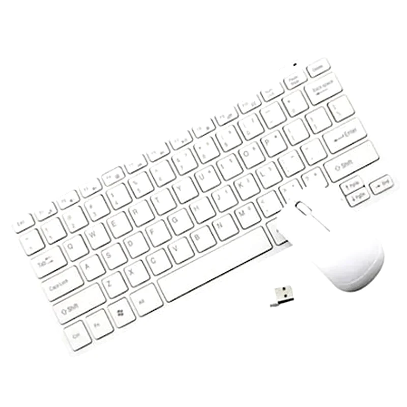 OEM Weibo K-03 Σετ Ασύρματο Πληκτρολόγιο + Ποντίκι Λευκό (US)