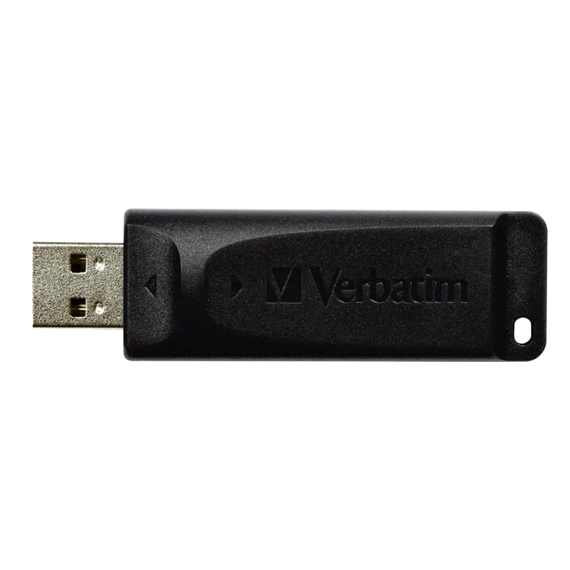 VERBATIM USB stick Verbatim Slide 32GB 2.0 98697 Μαύρο