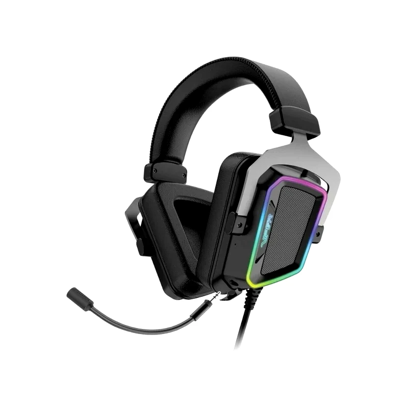 PATRIOT Patriot Viper V380 Gaming Ενσύρματα Ακουστικά USB με RGB Φωτισμό - Μαύρα