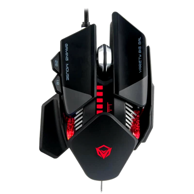 MEETION Meetion Gm80 RGB Gaming Ενσύρματο Ποντίκι Μαύρο
