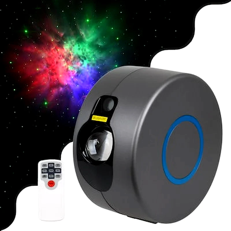 GLOBOSTAR Globostar Laser Night Sky Aurora Galaxy Διακοσμητικό Φωτιστικό Led Party Light Σε Γκρι Χρώμα