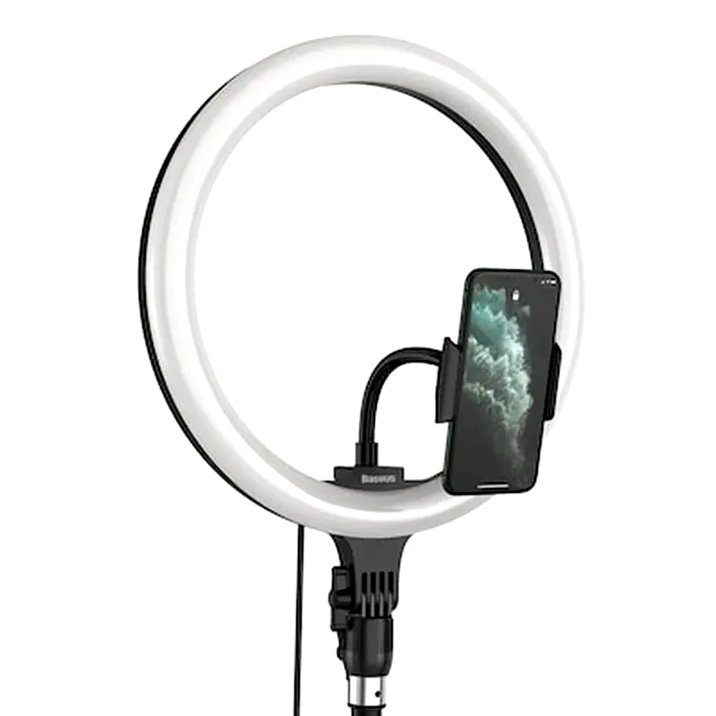 BASEUS Ring Light Baseus Led CRZB12-B01 12 Χωρίς Τρίποδο - Μαύρο