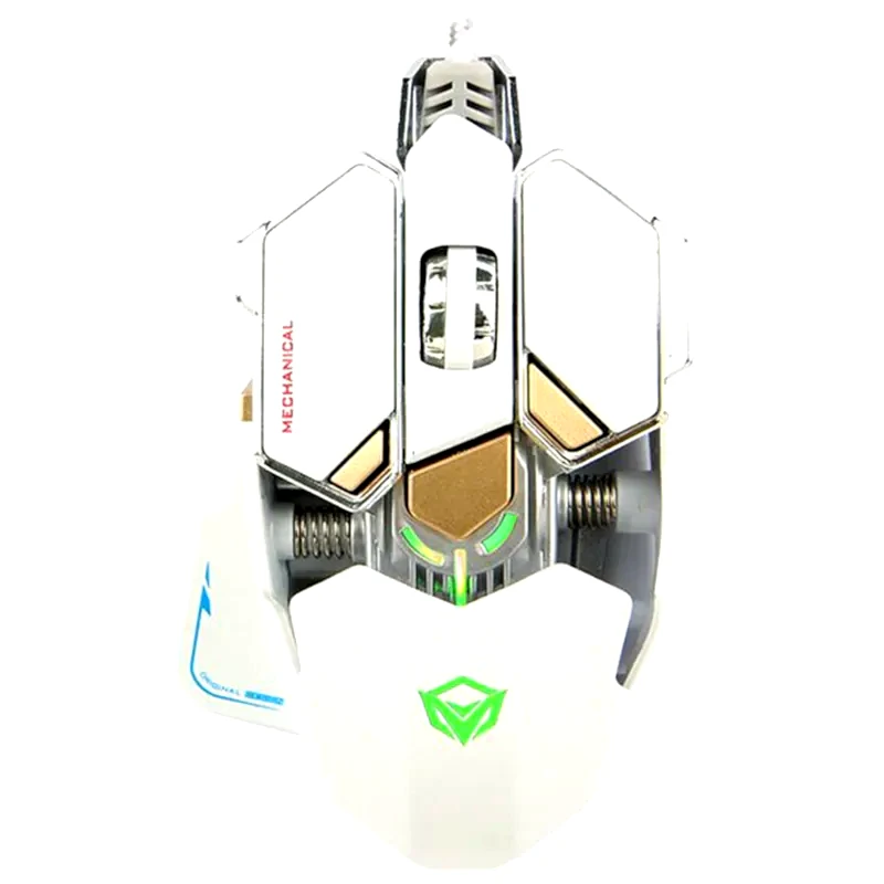MEETION Meetion M990 RGB Gaming Ενσύρματο Ποντίκι Λευκό