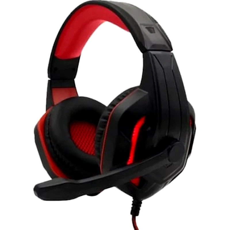 OEM Komc M203 Gaming Ενσύρματα Ακουστικά 3.5mm - Μαύρα/Κόκκινα
