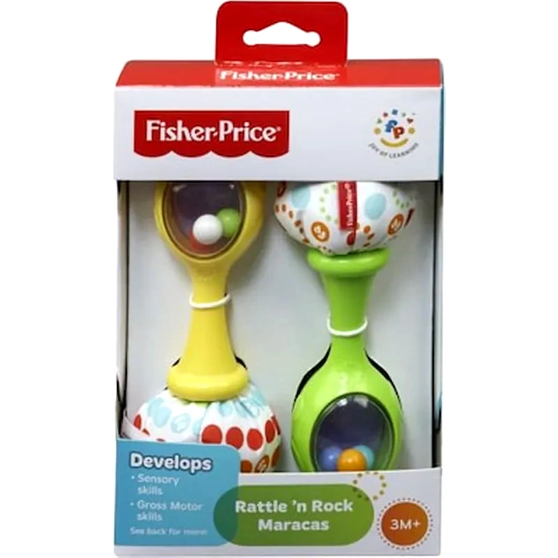 FISCHER PRICE Fisher Price Σετ Κουδουνίστρες Rattle’n Rock Maracas(BLT33)