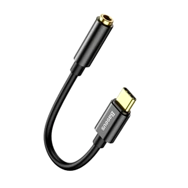 BASEUS Αντάπτορας Baseus USB-C male σε 3.5mm female Μαύρο
