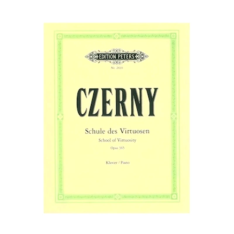 EDITION PETERS Edition Peters Czerny - School Of Virtuosity Op.365 Βιβλίο Για Πιάνο