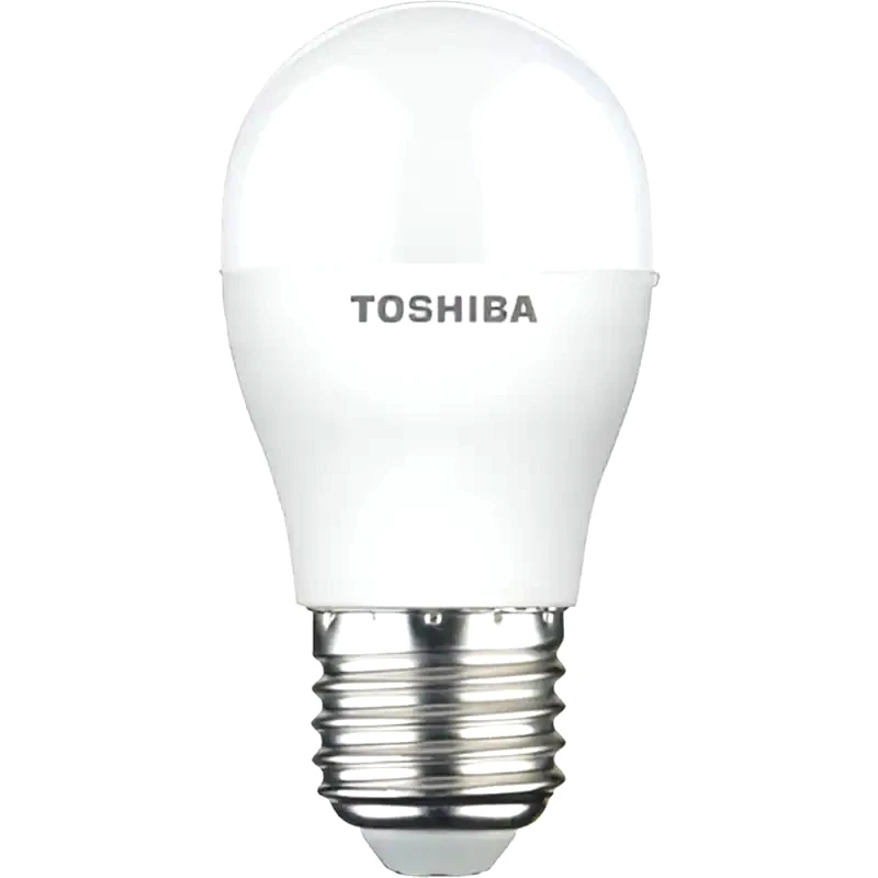 TOSHIBA Λάμπα LED Toshiba G45 E27 8W 3000K - Θερμό Λευκό