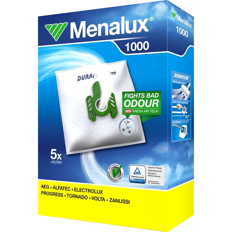 MENALUX MENALUX 1000 Σακούλες για Ηλεκτρική Σκούπα 5τμχ