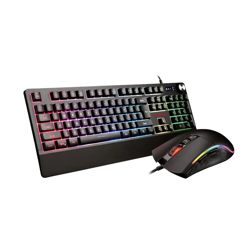 ZEROGROUND Zeroground KB-2000GUMS Azai v2.0 Σετ Gaming Πληκτρολόγιο με RGB φωτισμό Ποντίκι (US)