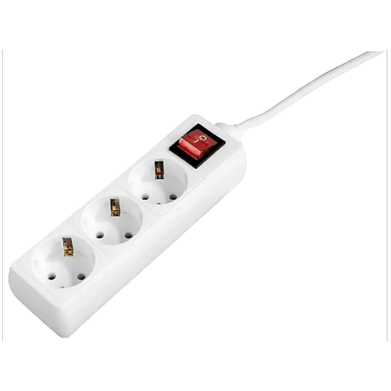HAMA Πολύπριζο Hama Hama I.P 10 30382 3 Θέσεων 1.4m - Λευκό