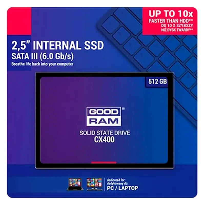 GOODRAM Εσωτερικός SSD Goodram CX4.00 SATA III 25 512GB