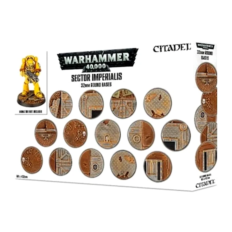 GAMES WORKSHOP Sector Imperialis 32mm Round Bases Επιτραπέζιο (Games Workshop)