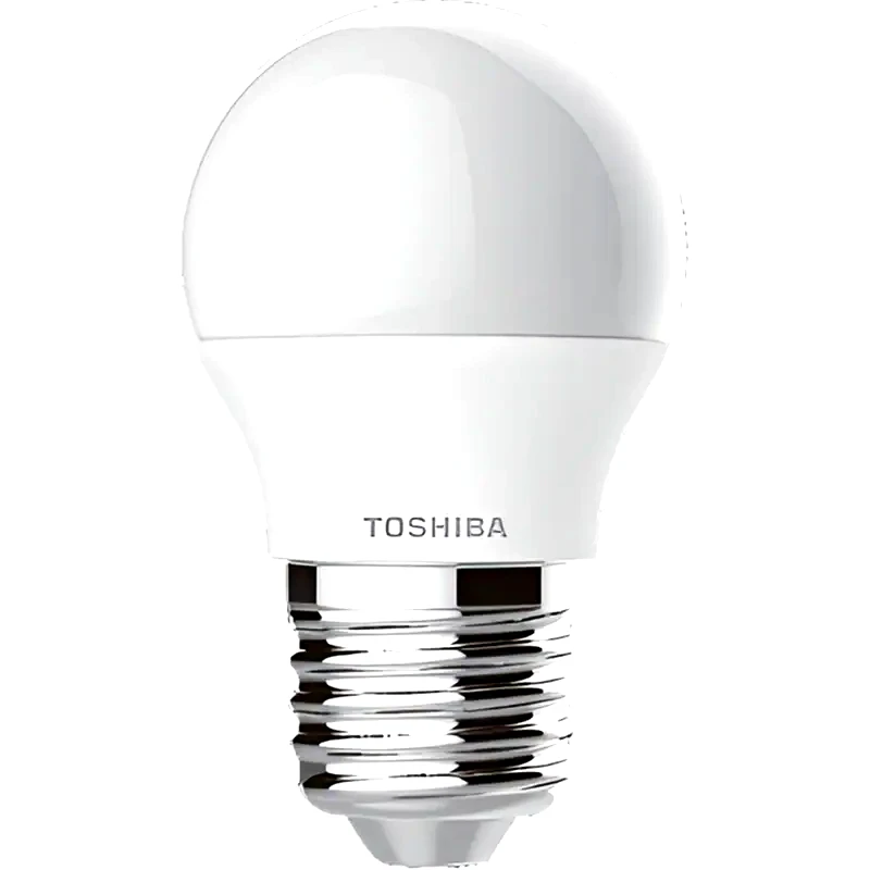 TOSHIBA Λάμπα LED Toshiba G45 E27 4.7W 4000K 3Τμχ - Φυσικό Λευκό