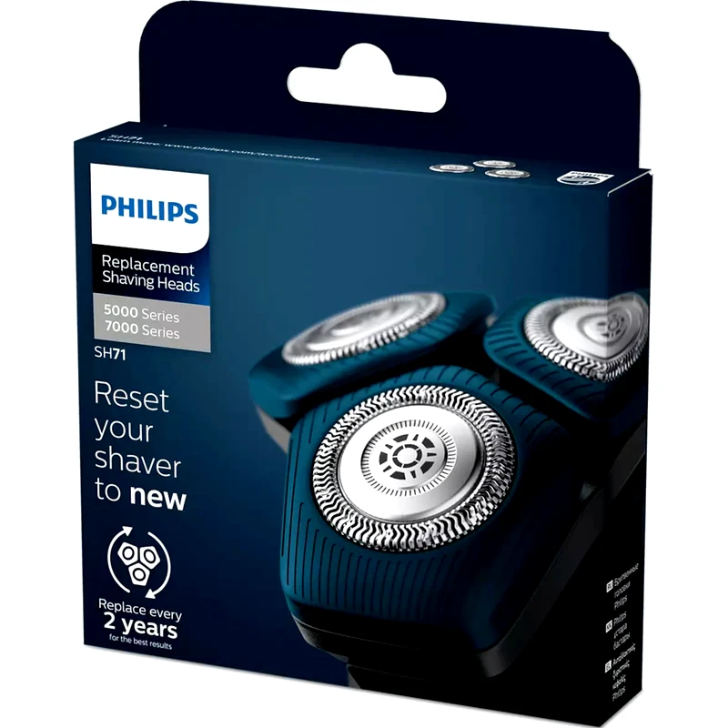 PHILIPS Ανταλλακτικές Κεφαλές PHILIPS SH71/50 για Ξυριστική Μηχανή 3 Τμχ