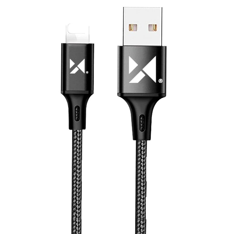 WOZINSKY Καλώδιο δεδομένων Wozinsky Wuc-l1b Usb to Lightning 2.4A 1m - Black