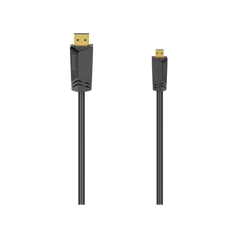 HAMA Καλώδιο HAMA HDMI 1.4 Cable HDMI Male σε micro USB Male - 1.5m