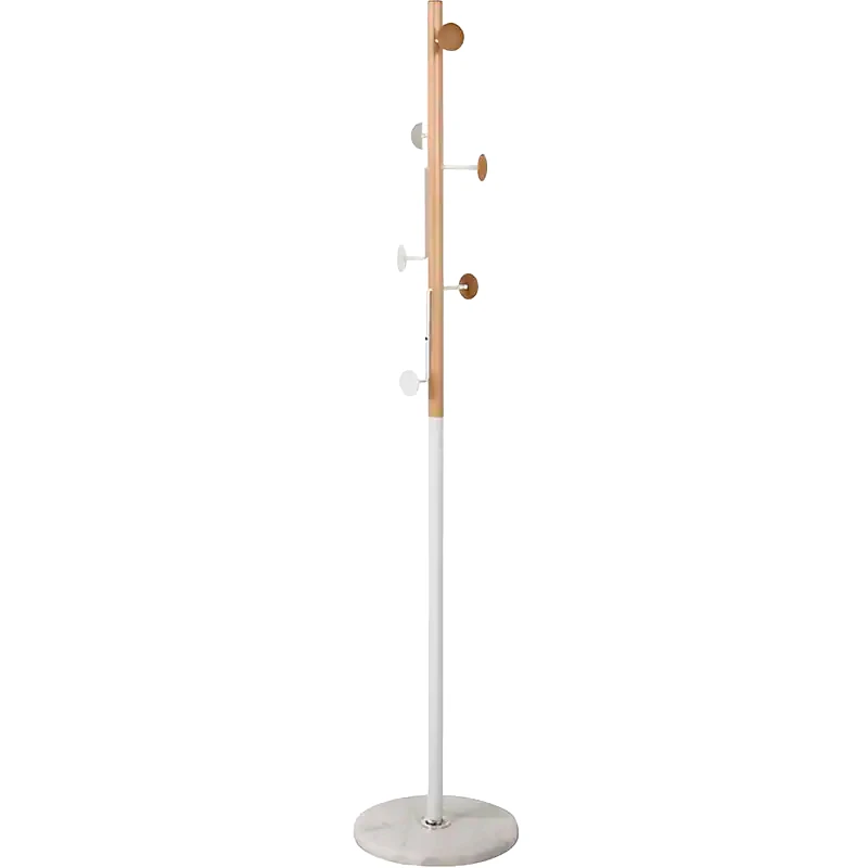 LIBERTA Καλογερος Liberta Ξύλινος 35x35x172 cm - Λευκό