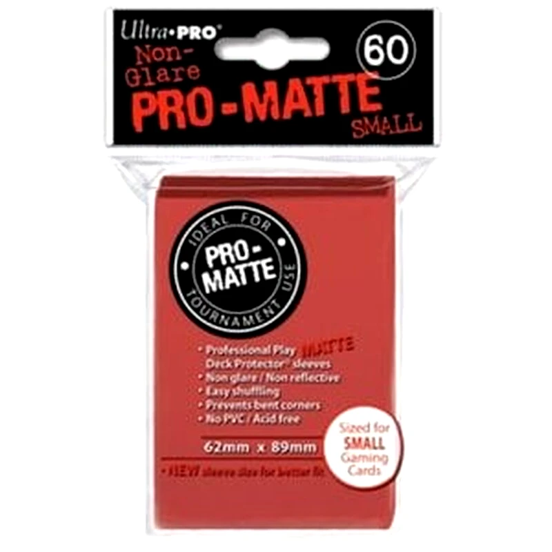 konami Ultra Pro - Pro Matte Small 60 Sleeves Red