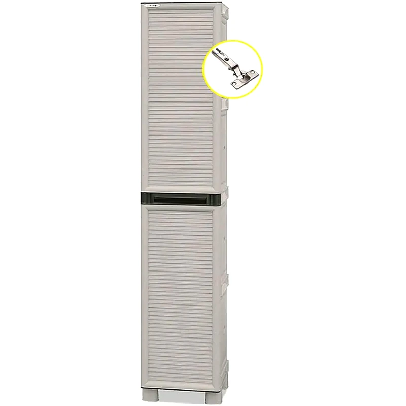 ARTPLAST Ντουλάπα Artplast Μονόφυλλη Πλαστική 35x39x172 cm - Γκρι