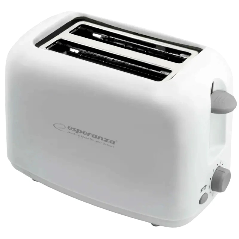 ESPERANZA ESPERANZA CIABATTA EKT002 2 Θέσεων 600W Λευκό Φρυγανιέρα