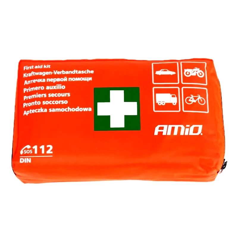 AMIO Amio Σετ Πρώτων Βοηθειών 01691 Για Οχήματα, 44 Τεμαχίων