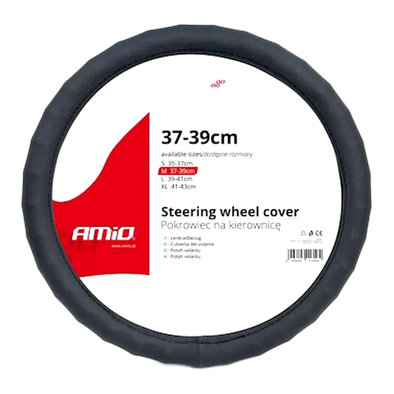 AMIO Amio Κάλυμμα Τιμονιού Αυτοκινήτου 01378, 37-39cm
