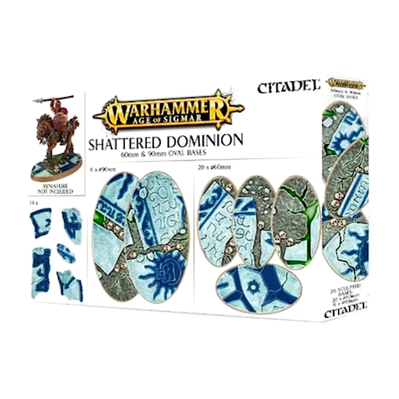 GAMES WORKSHOP Shattered Dominion 60mm And 90mm Oval Bases Επιτραπέζιο (Games Workshop)