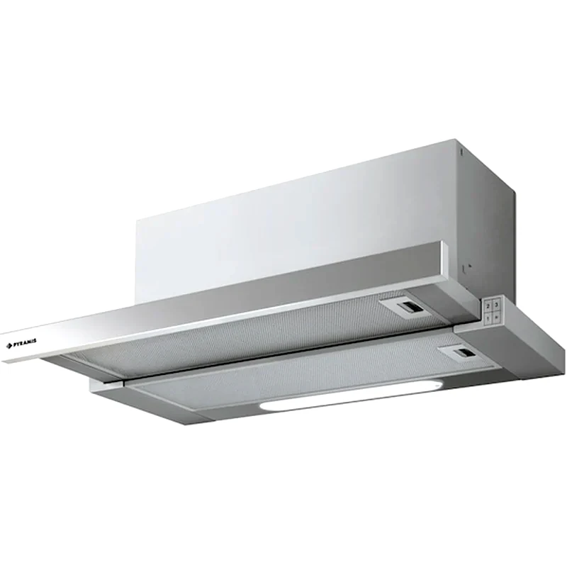 PYRAMIS PYRAMIS Essential Turbo 90cm Inox Απορροφητήρας Συρόμενος