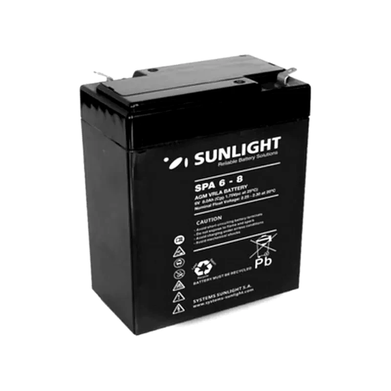 SUNLIGHT Sunlight Μπαταρία VRLA SPA12 6A 12V 1τμχ
