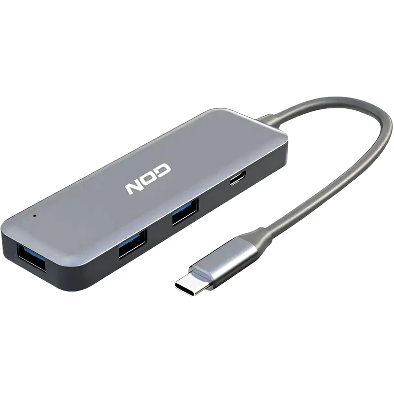NOD Nod Hybrid 141-0152 USB Hub 4-Port USB 3.1 συμβατό με USB-C