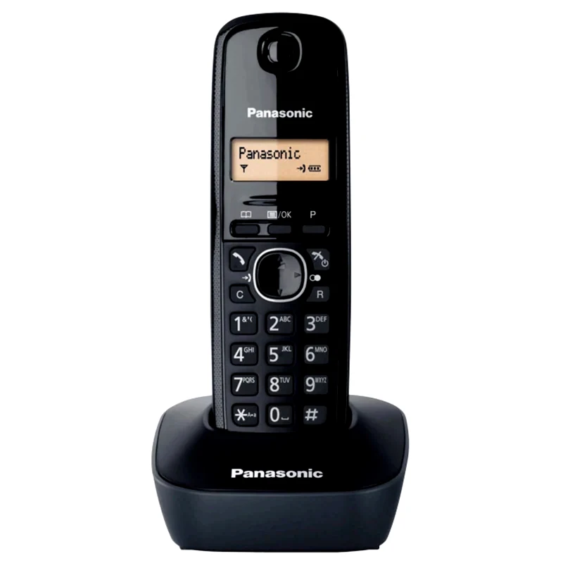 PANASONIC Ασύρματο Τηλέφωνο Panasonic KX-TG1611 - Μαύρο