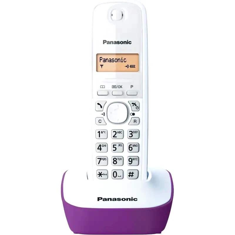 PANASONIC Ασύρματο Τηλέφωνο Panasonic KX-TG1611 - Μωβ
