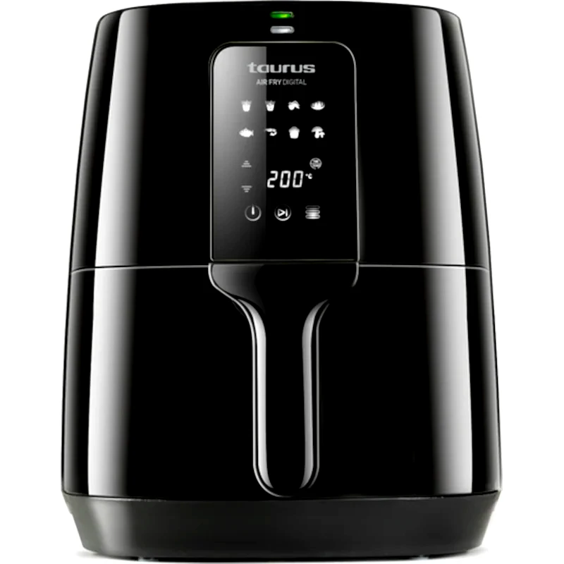 TAURUS TAURUS AF1300D DIGITAL με Αποσπώμενο Κάδο 1300 W 3.5 L Μαύρο Φριτέζα Αέρος