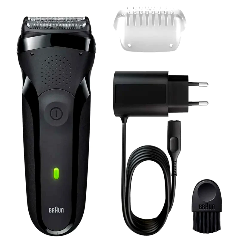 BRAUN Ξυριστική Μηχανή BRAUN SERIES 3 300s Προσώπου Επαναφορτιζόμενη Μαύρο